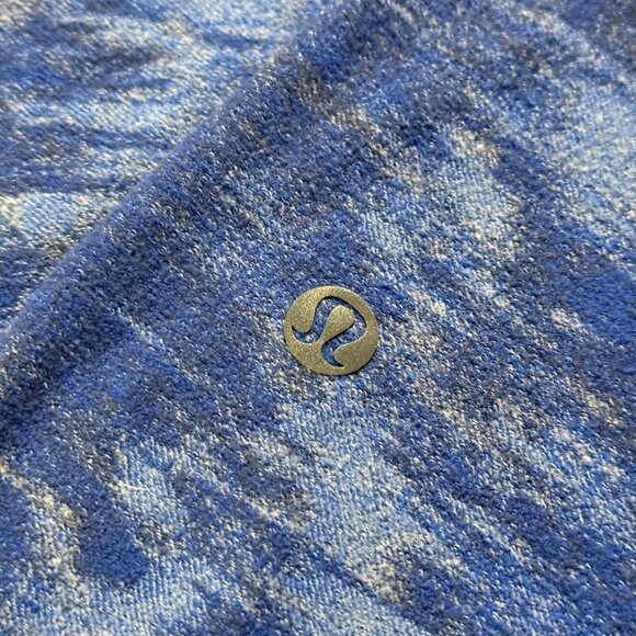 Lululemon Men's Surge Warm 1/2 Zip - Blue - Picture 5 of 8